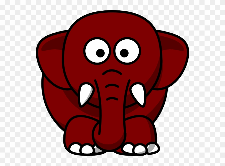 Brown Elephant Svg Clip Arts 600 X 573 Px - Png Download
