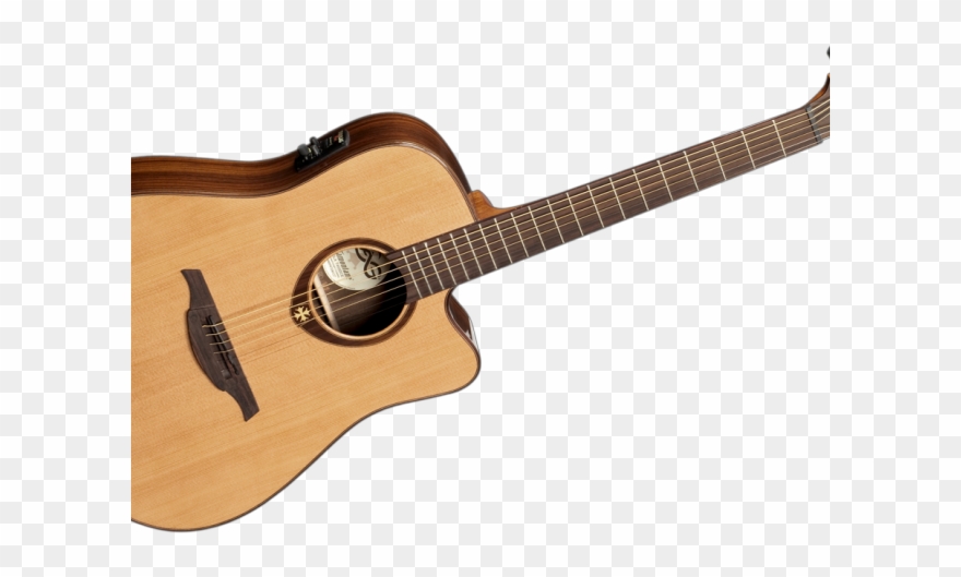 Guitar Clipart Taylor Guitar - Lag Tramontane T80dce - Png Download