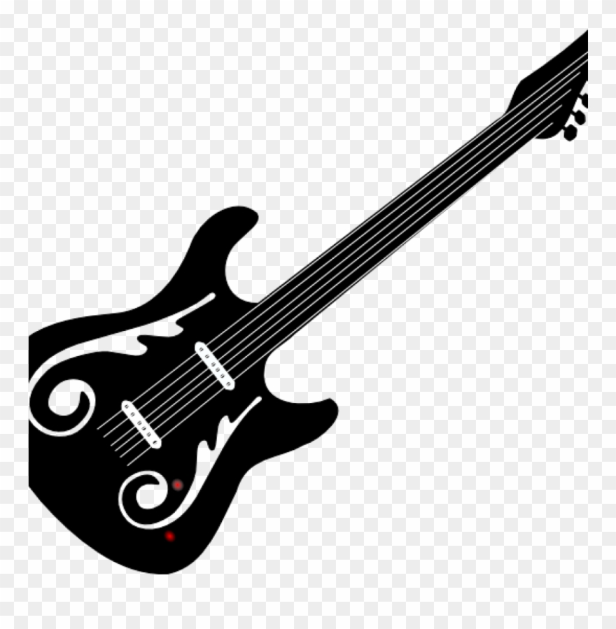 Guitar Clipart Black And White Guitar Clip Art Black - Kaisi Yeh Yaariyan Fab 5 - Png Download
