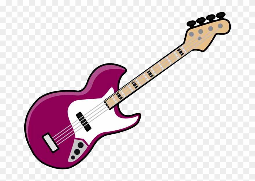 Cartoon - Electric Guitar Clipart Png Transparent Png