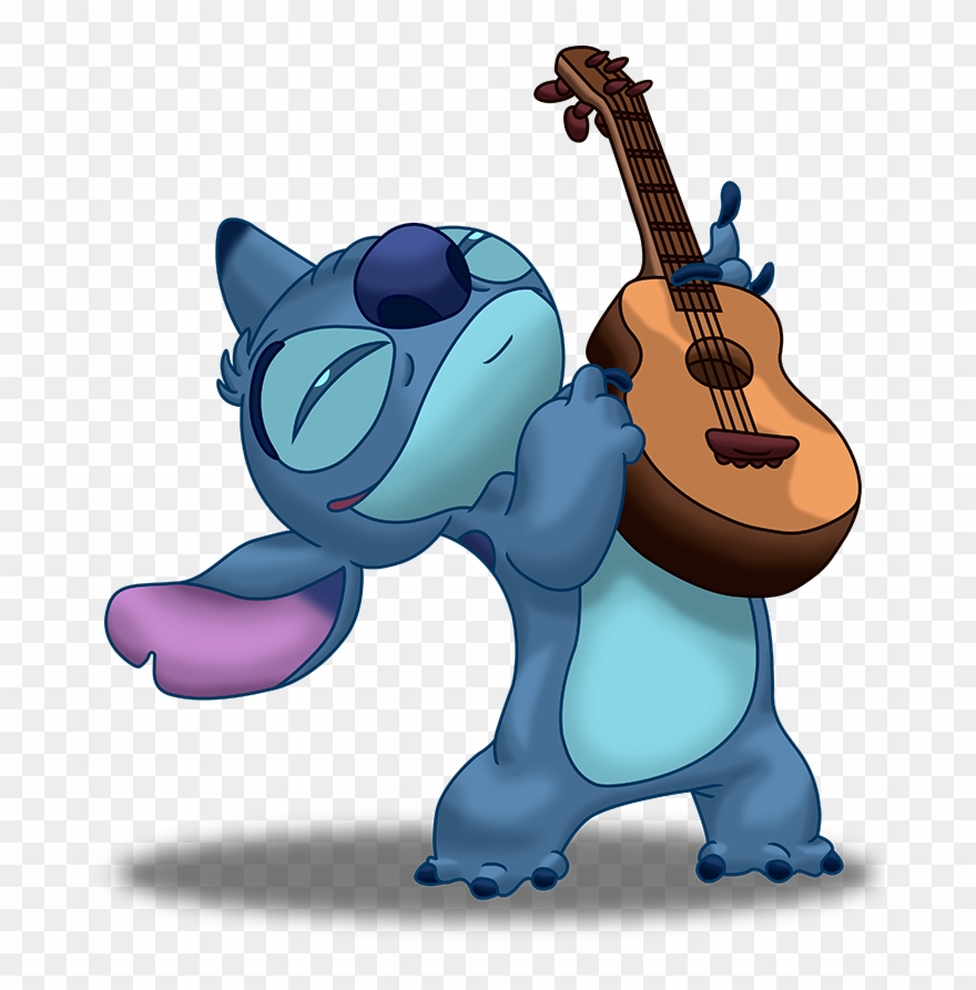 Vector Black And White Clip Stitch Guitar - Rock N Roll Stitch - Png Download