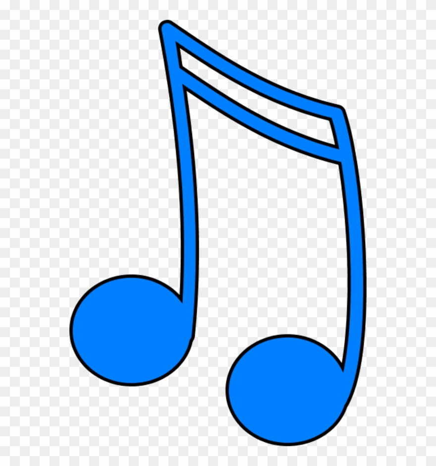 Vector Black And White Download Collection Of Notes - Notes In Music Color Blue Clipart