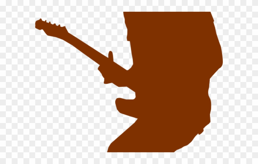 Rap Clipart Cartoon Music Notes - Guitar Player - Png Download