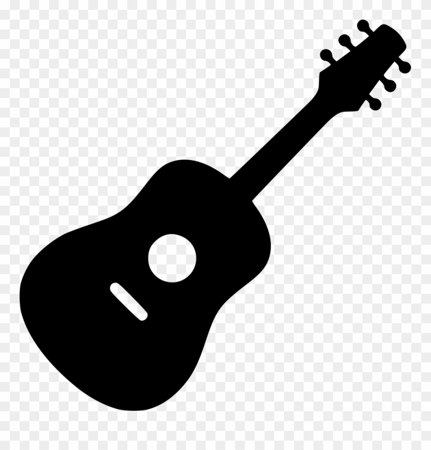 Acoustic Guitar Clipart Svg - Acoustic Guitar Icon Png Transparent Png