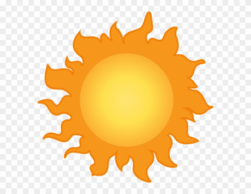 Sunny Clipart The Cliparts 3 Clipartbarn - Weather Symbols For Sunny - Png Download