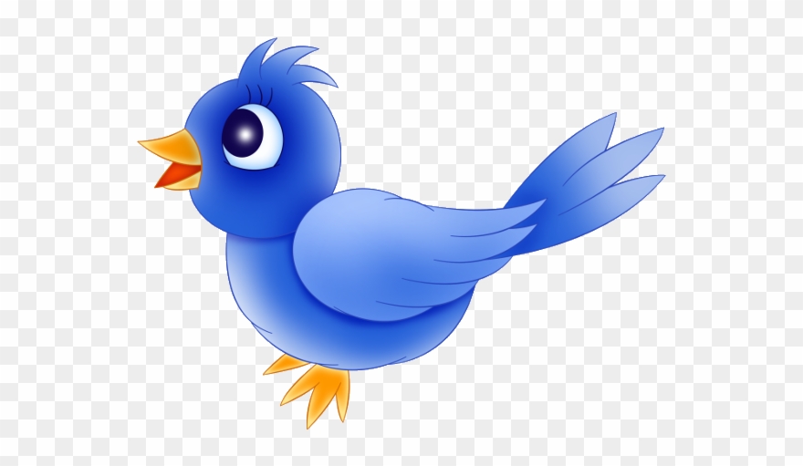 Cartoon Blue Bird Clipart - Cartoon Images Of A Bird - Png Download