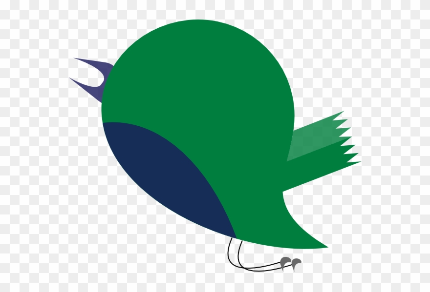 How To Set Use Green Blue Bird Clipart - Png Download