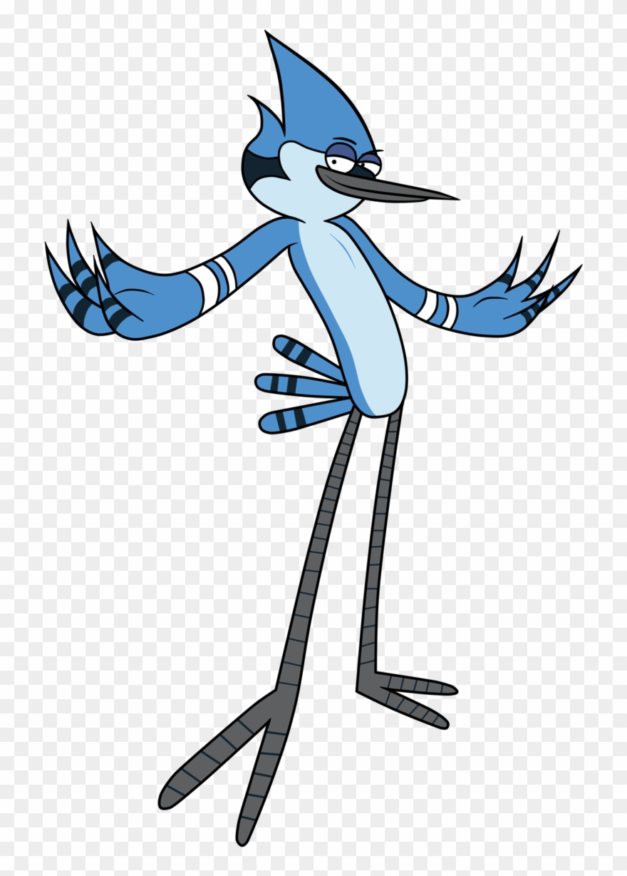 Clipart Baby Blue Bird - Blue Jay Regular Show - Png Download