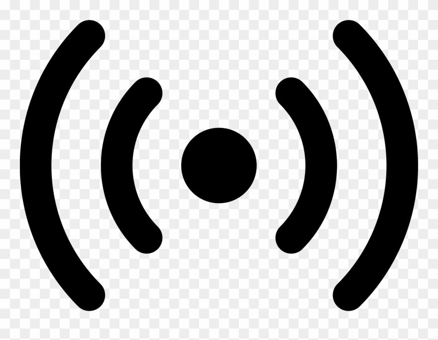 Medium Image - Round Sound Waves Png Clipart