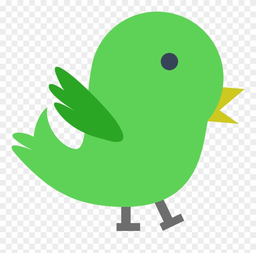 Bluebird Clipart Green Bird - Green Bird Clipart - Png Download