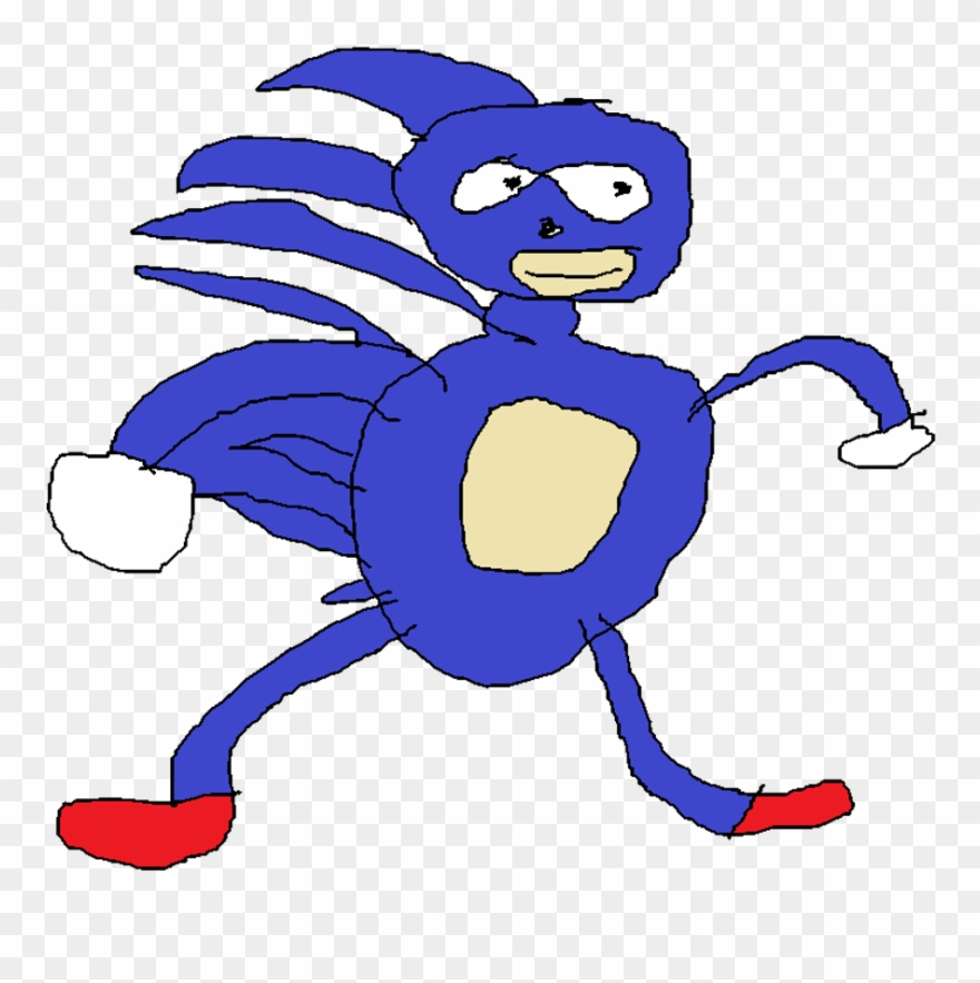 That's The Sound Of Going Fast - Sanic Png Clipart
