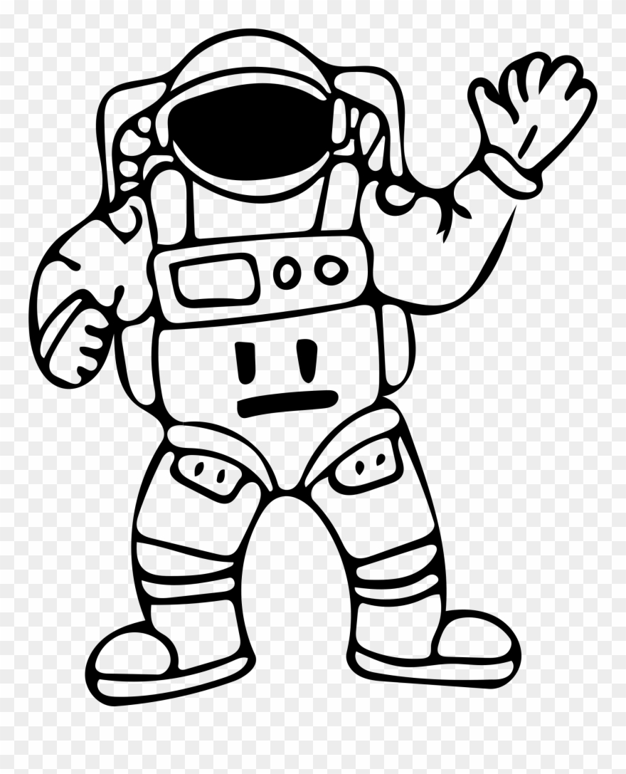 Big Image - Astronaut T Shirt Clipart