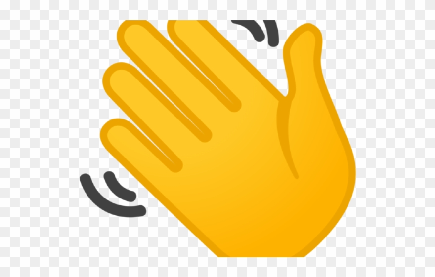 Hand Emoji Clipart Hand Wave - Wave Hand Emoji Png Transparent Png