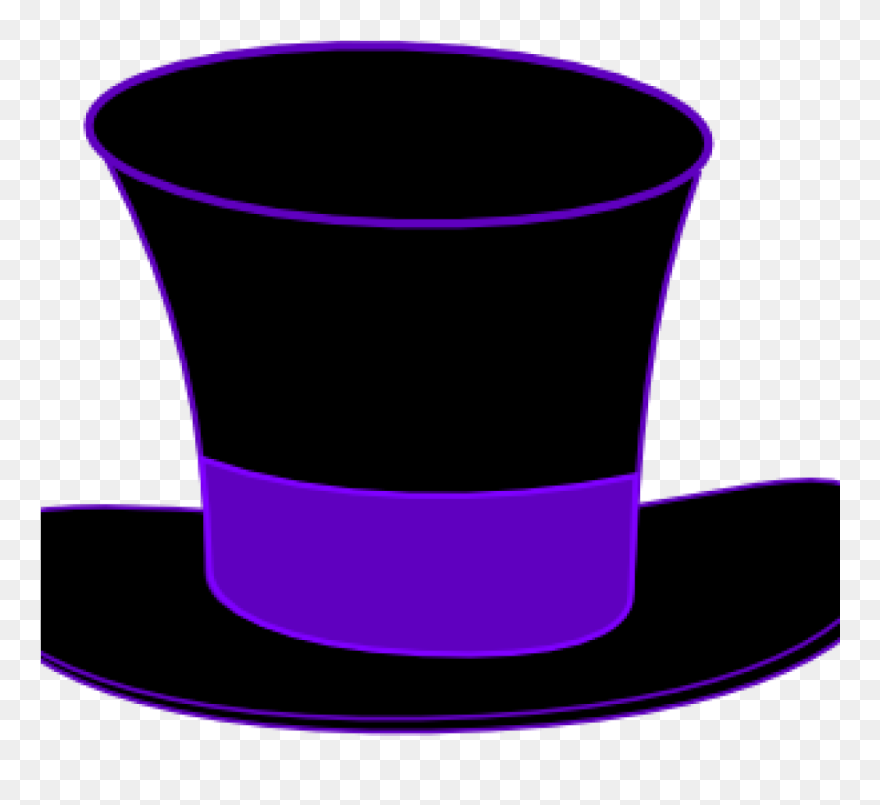 Top Hat Clipart Black Top Hat Clip Art At Clker Vector - Clip Art - Png Download