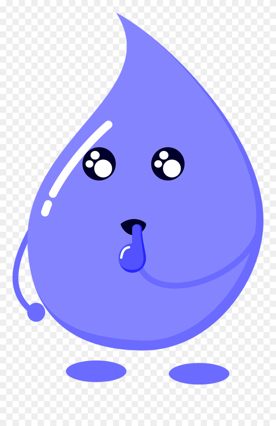Drop Drinking Water Drawing Free Water Clearance - Water Drawing In Cartoon Clipart