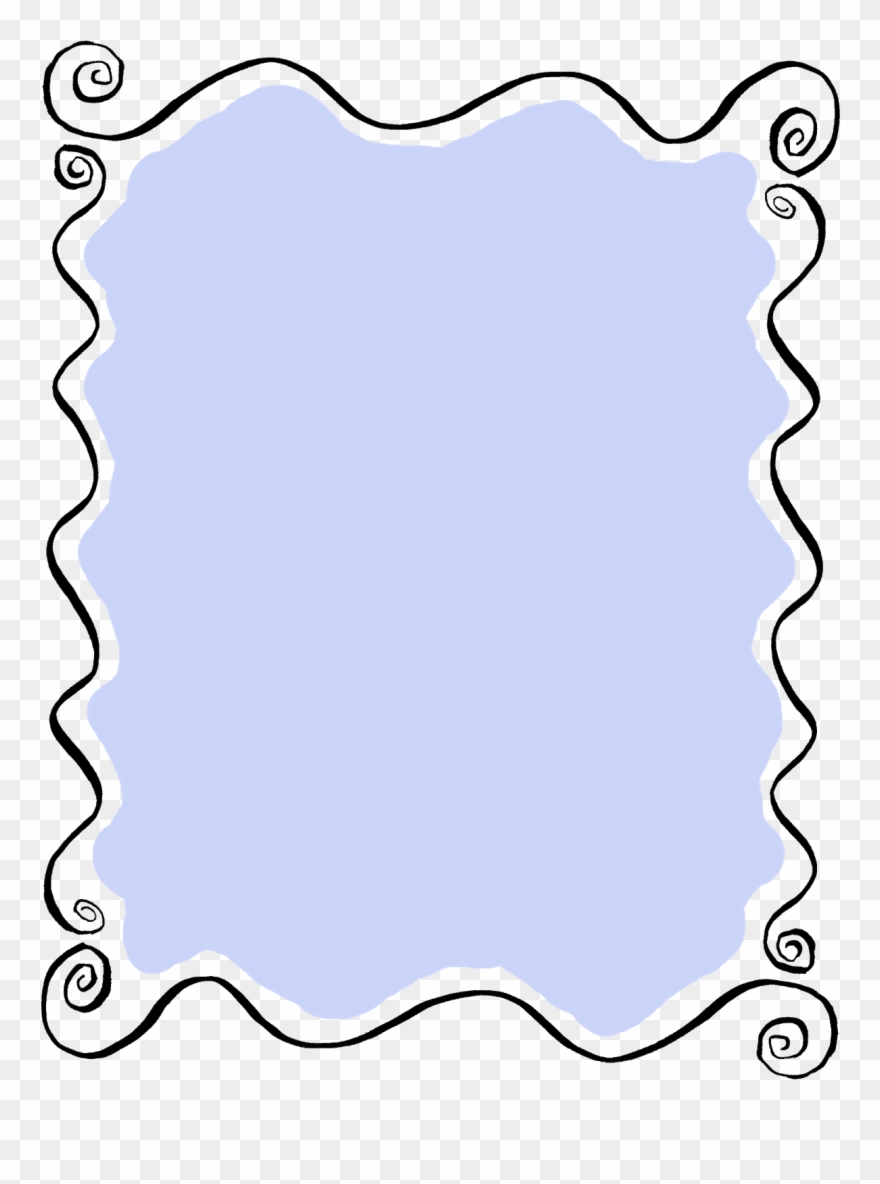 Free Pattern Borders - Clipart Frame With Lines - Png Download