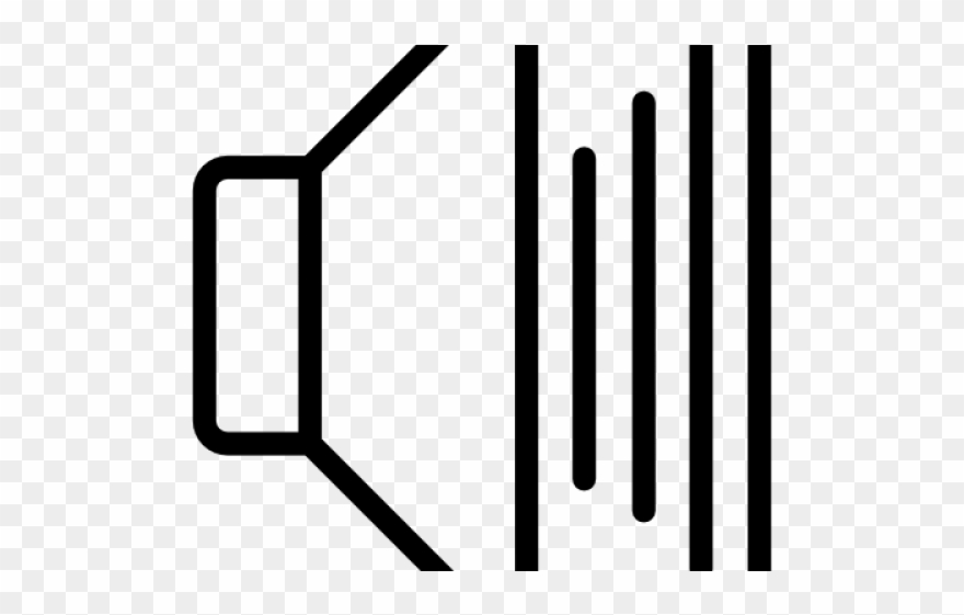 Altavoz Icono Blanco Png Clipart
