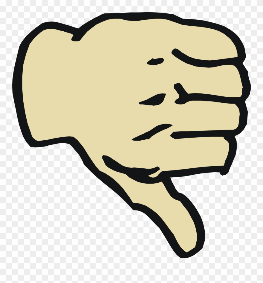 Thumbs Down To Arsonists - Thumbs Down Clipart Png Transparent Png