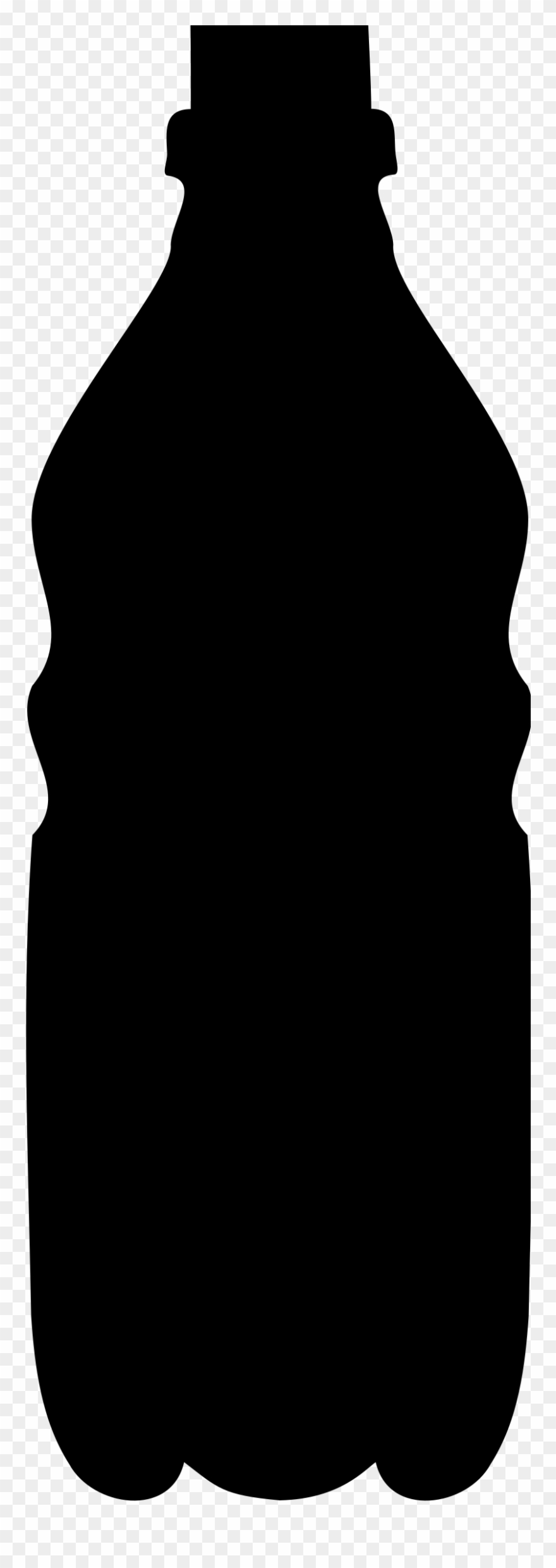 Big Image - Black Water Bottle Clipart - Png Download