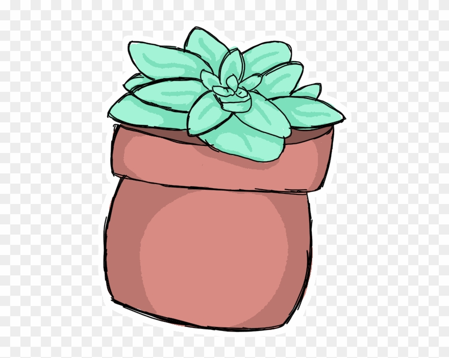 Succulent Plant Doodle By Videogamelover15 Clipart