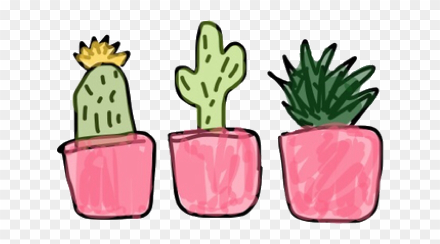 Succulents Green Plants Cute Free Stickers Freetoedit - Cute Transparent Plant Clipart