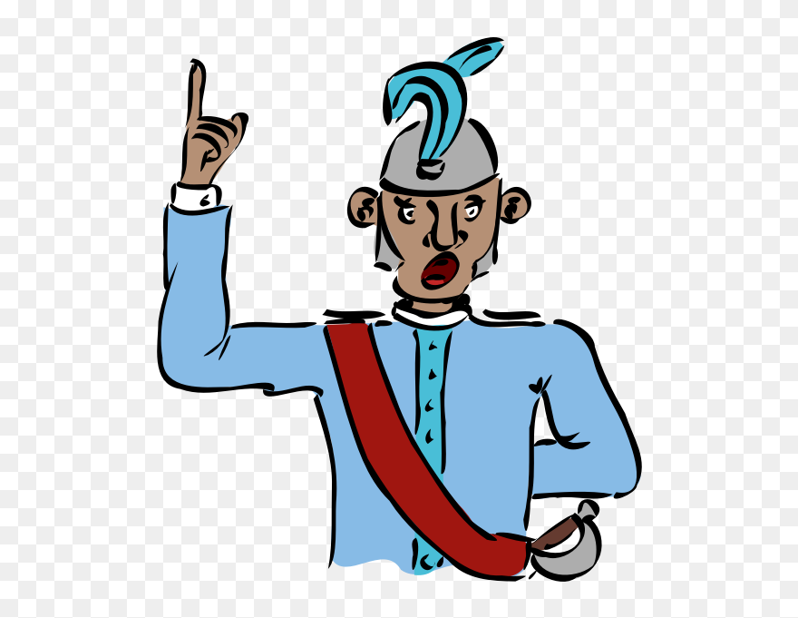 Captain Black White Line Art 555px 83 - Captain Clipart - Png Download