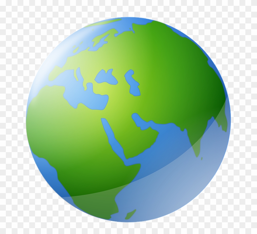 Globe Clipart Water - Word Planet - Png Download