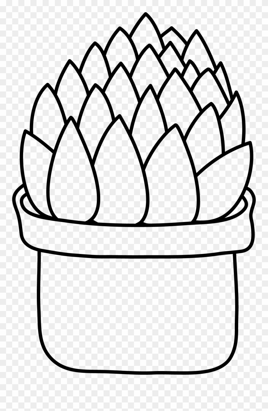 Digital Stamp - Succulent Plant - Succulent Plant Clipart