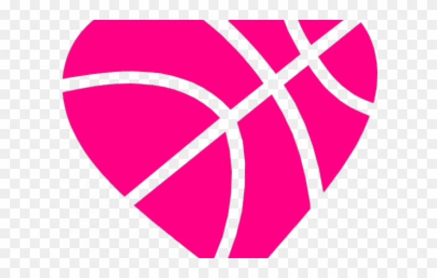Heart Pictures Clipart Basketball - Love Basketball - Png Download