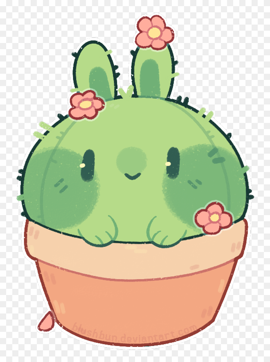 Report Abuse - Chibi Cactus Clipart