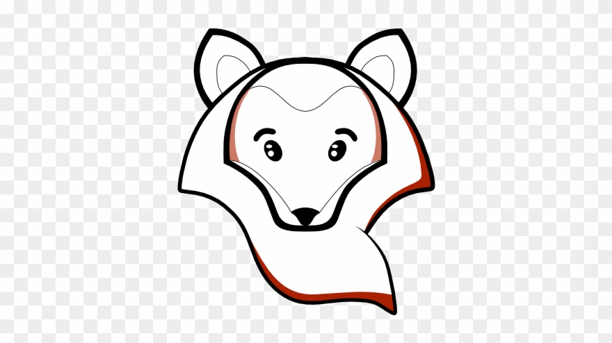 Fox Transparent Art Sheet Page Black White Line Art - Clip Art - Png Download