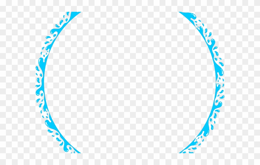 Water Clipart Circle - Circle Blue Vector Png Transparent Png