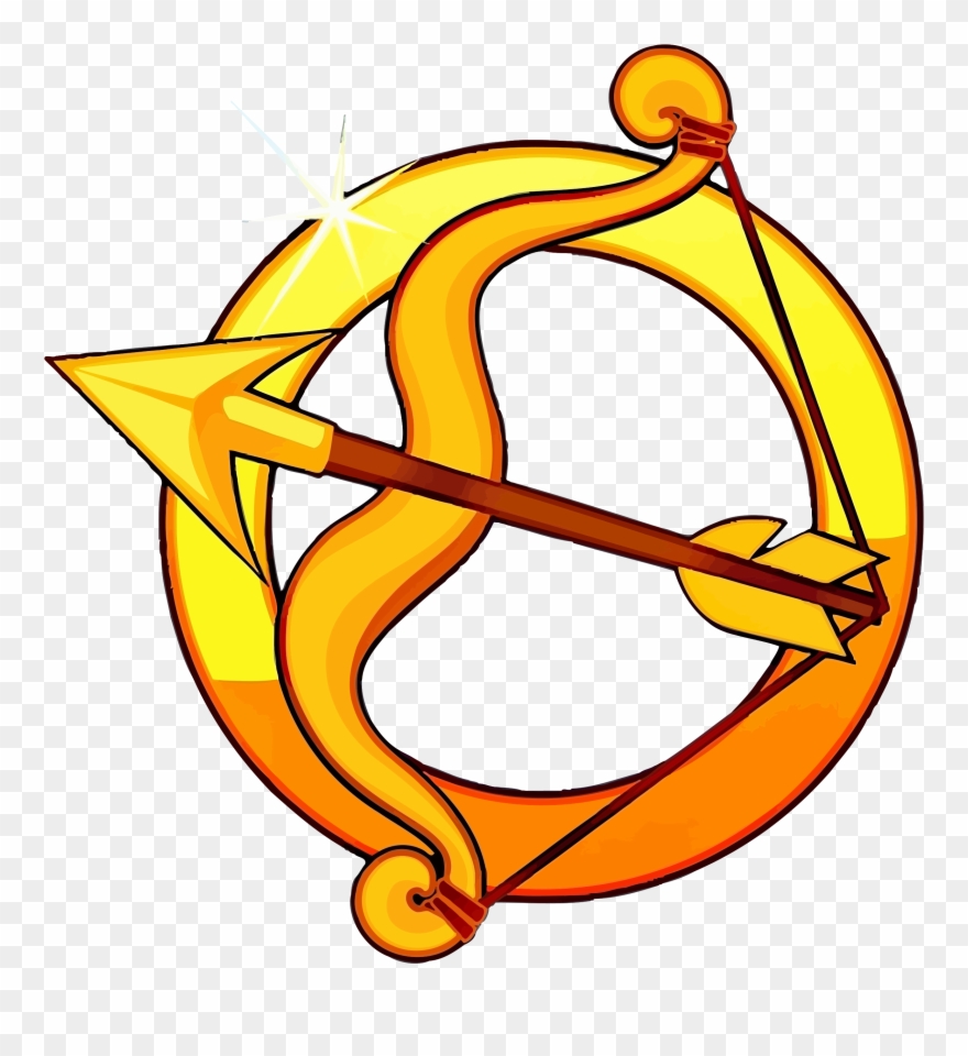 Yükle Ok Ve Yay Halka Açık Vektörlerok Ve Yay - Sagittarius Symbol Clip Art - Png Download
