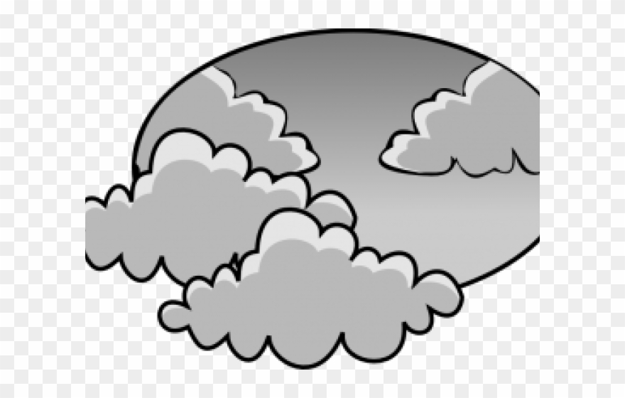 Clip Art Cloudy Day - Png Download