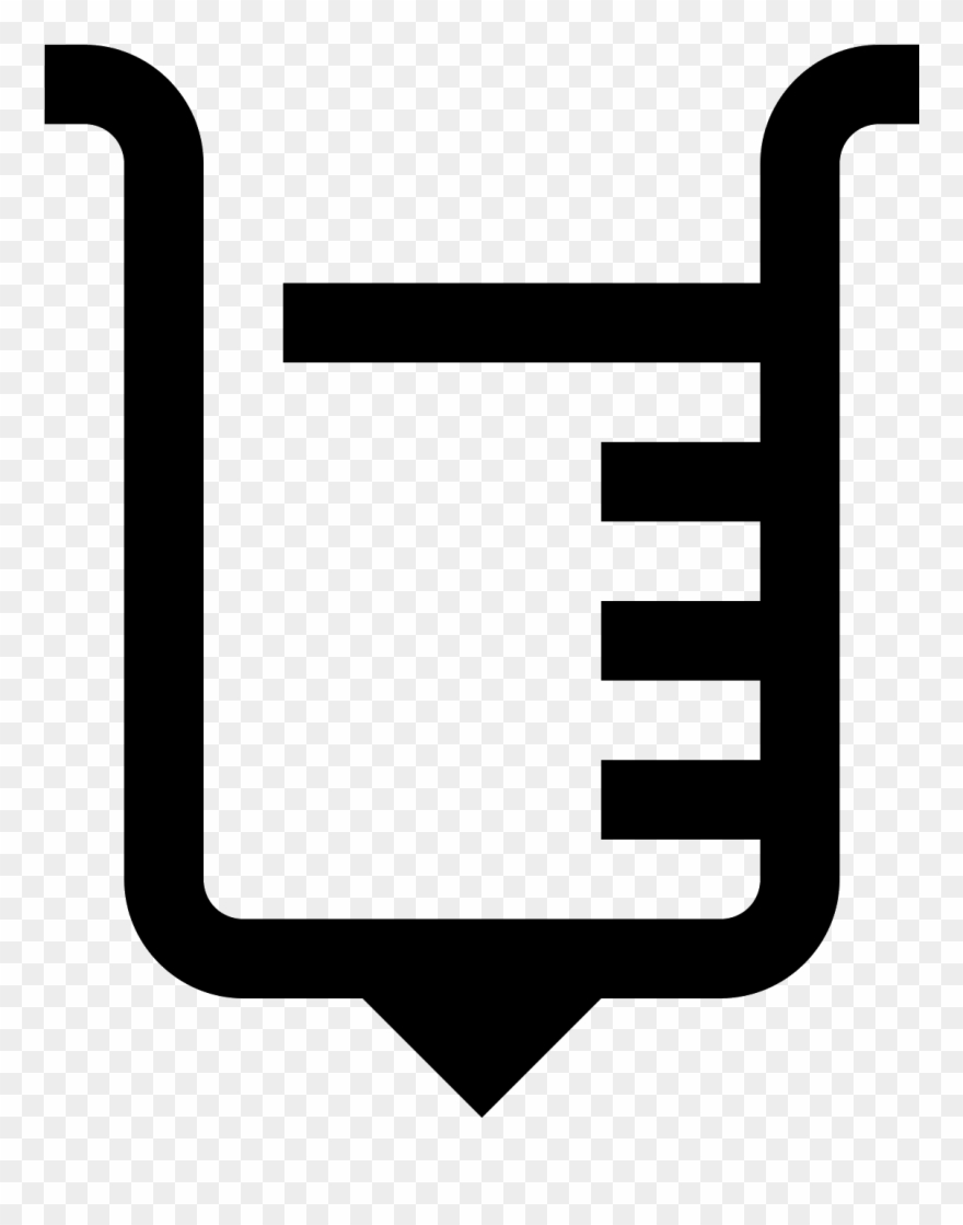 Weather Clipart Rain Gauge - Rain Gauge In White And Black - Png Download