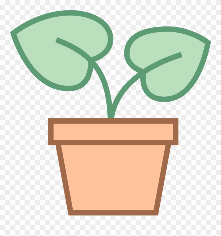 Pot Plant Clipart Many Plant - Png Download