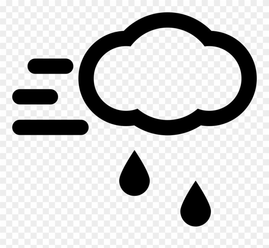 Clipart Clouds Windy - Png Download