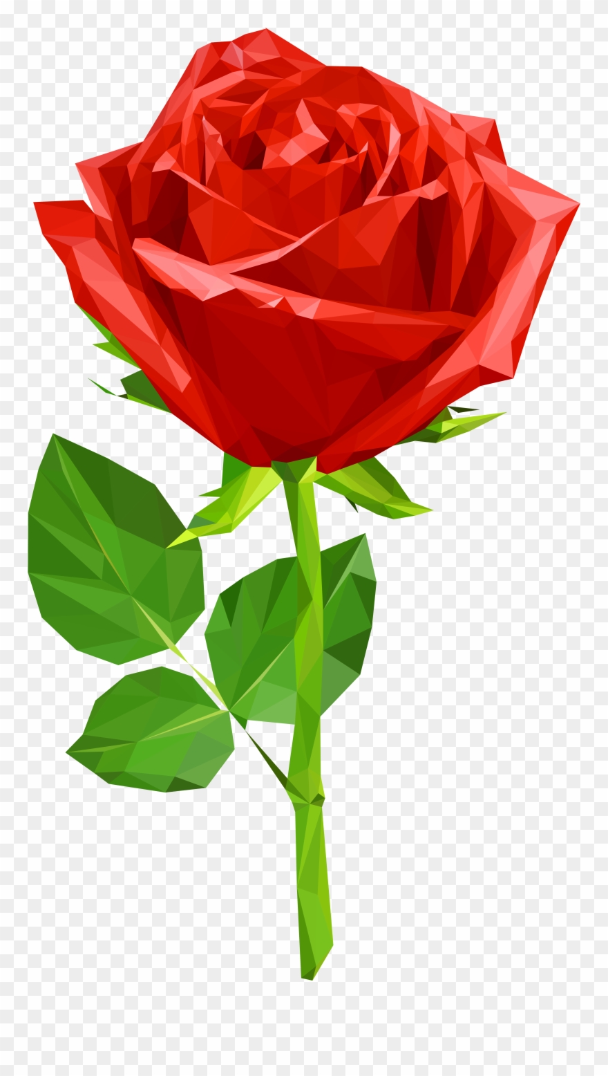 Crystal Red Rose Transparent Png Clip Art Image Gallery