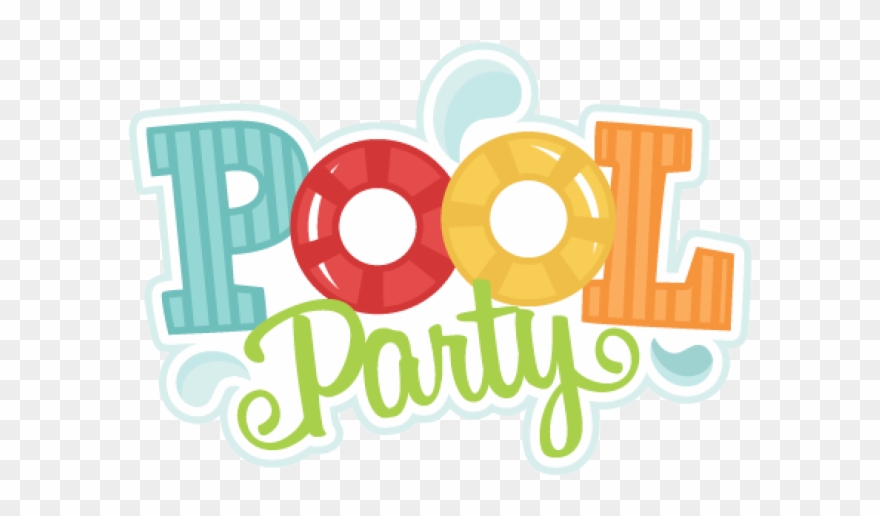 Weather Clipart Pool Party - Pool Party Clipart - Png Download