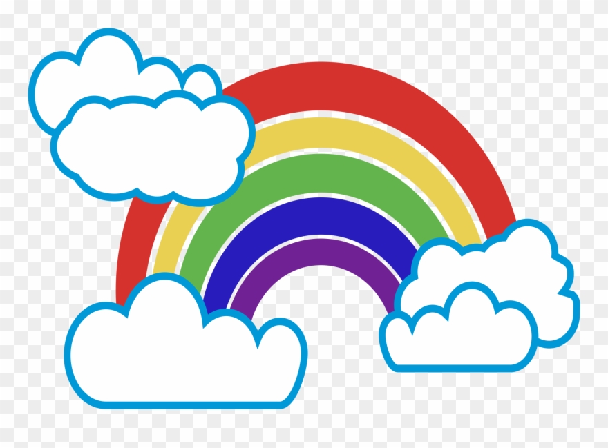 Isolated Rainbow - Portable Network Graphics Clipart