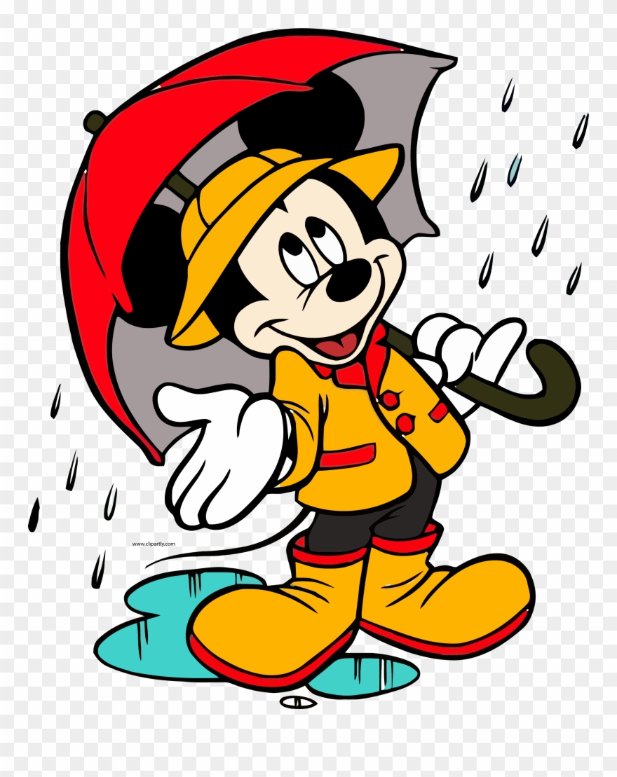 Big Mickey Mouse Cover Rain Weather Clipart Png Turtle - Heart Touching Friendship Poetry Transparent Png