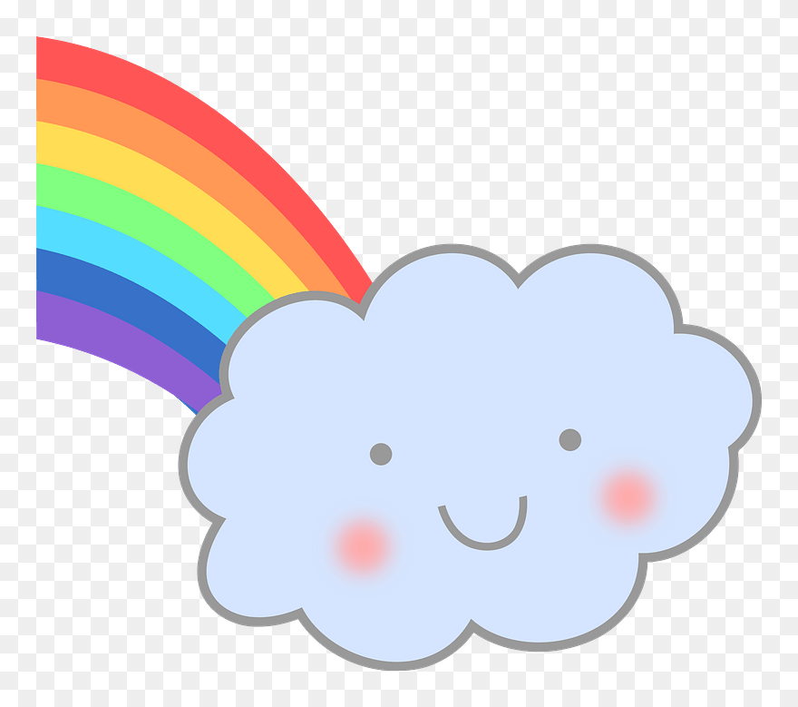 Cute Wind Clipart - Cute Clouds - Png Download