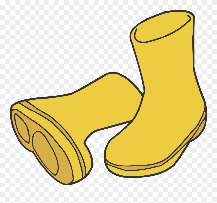 Clipart Coat Rainy - Rain Boots Clipart Png Transparent Png