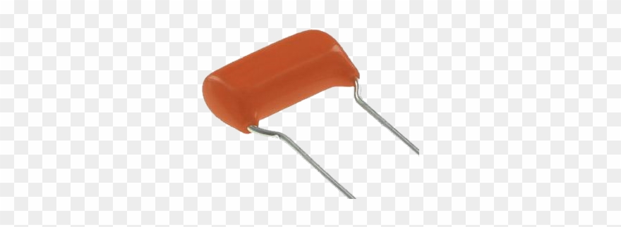Orange Drop Capacitor Clipart