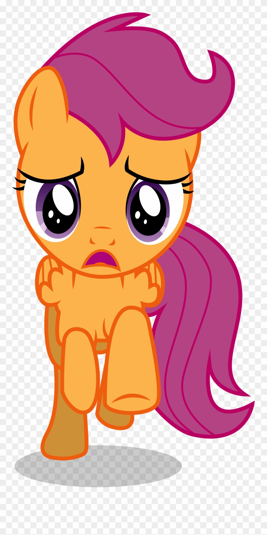 Caliazian, One Bad Apple, Open Mouth, Safe, Scootaloo, Clipart