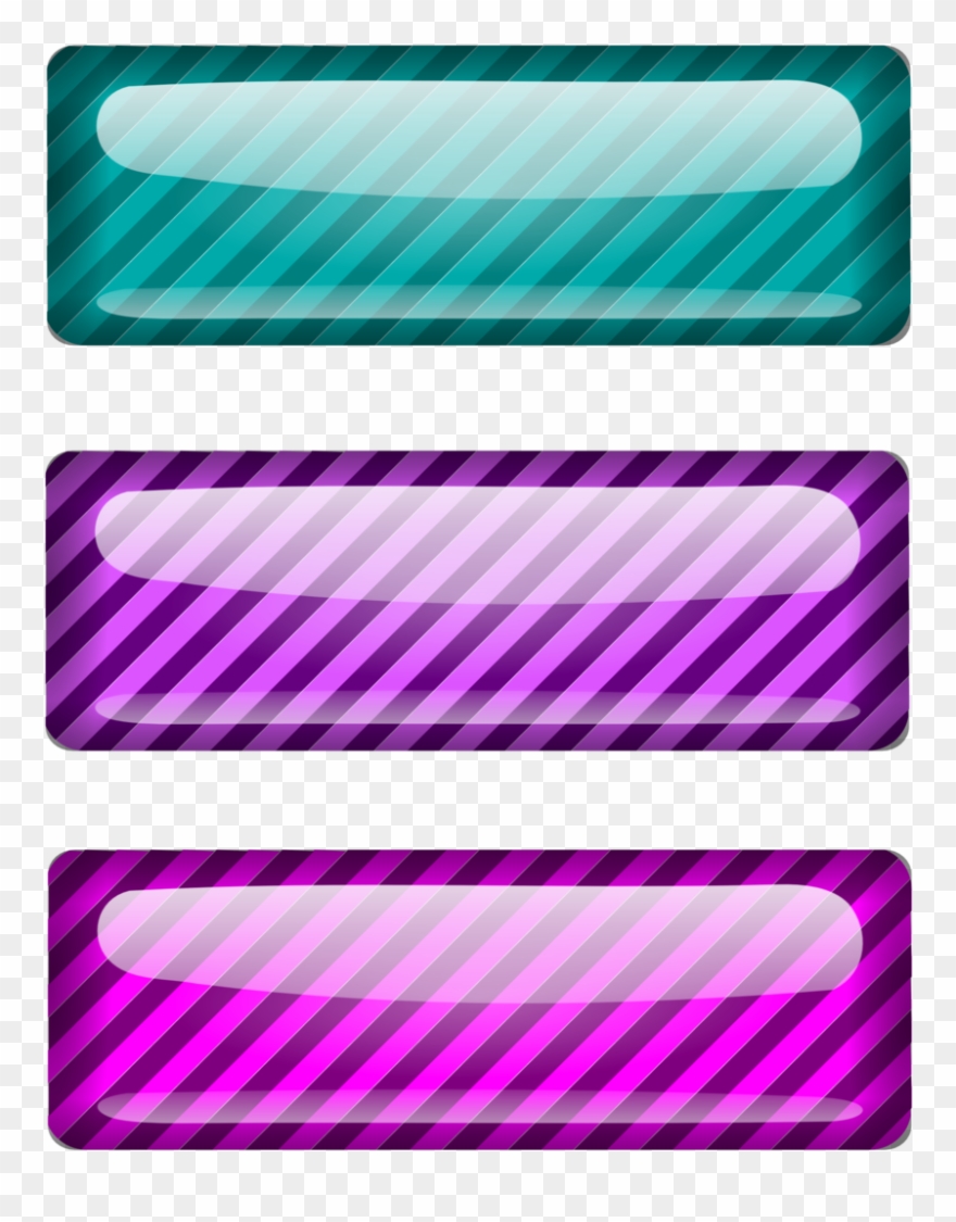 Illustration Of Colorful Blank Buttons Clipart