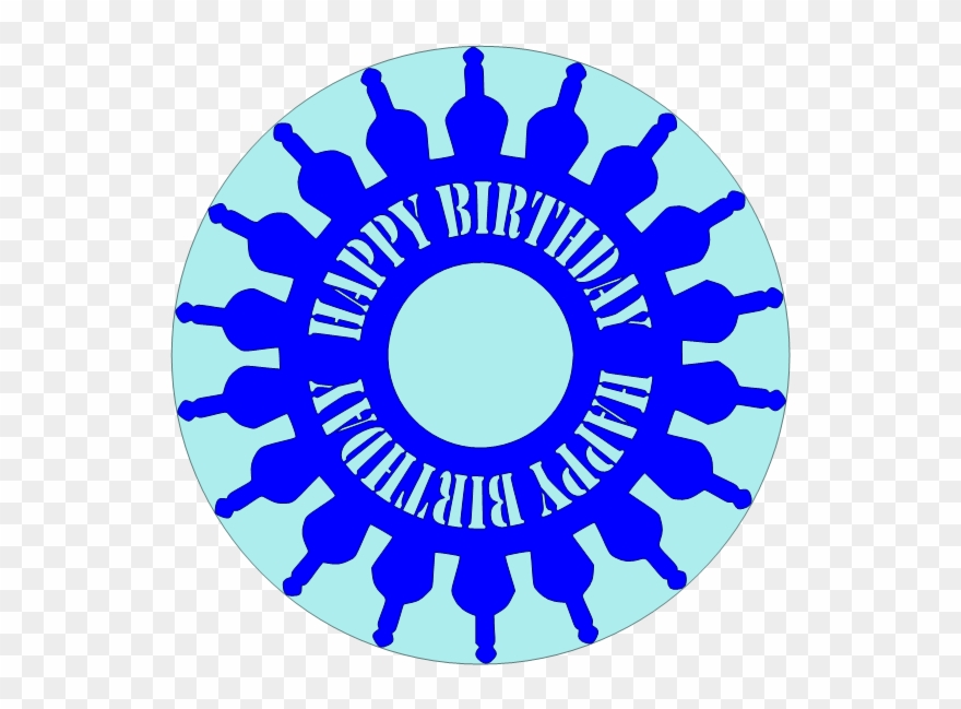 Happy Birthday Doily Clipart