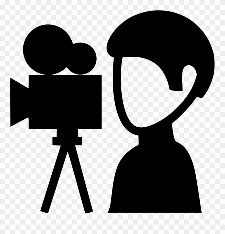 Camera Man Comments Clipart