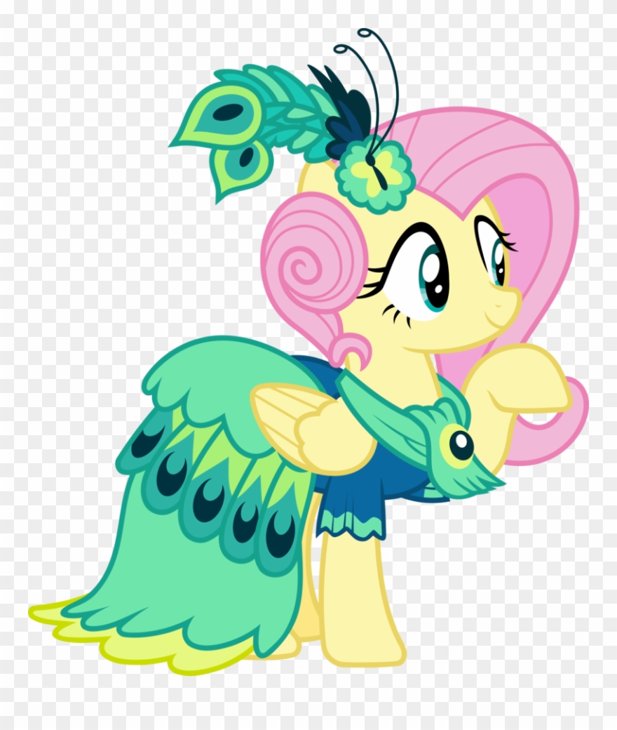Fluttershy Gala Dress Season Clipart