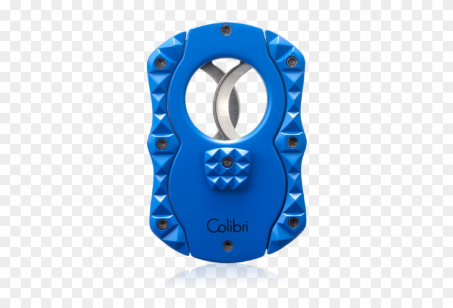 Double Guillotine Cigar Cutter With Color Coated Blades Clipart